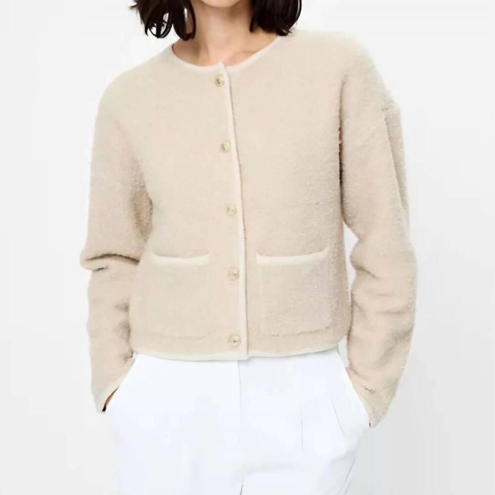 NEW FRENCH CONNECTION effie cardigan in oatmeal